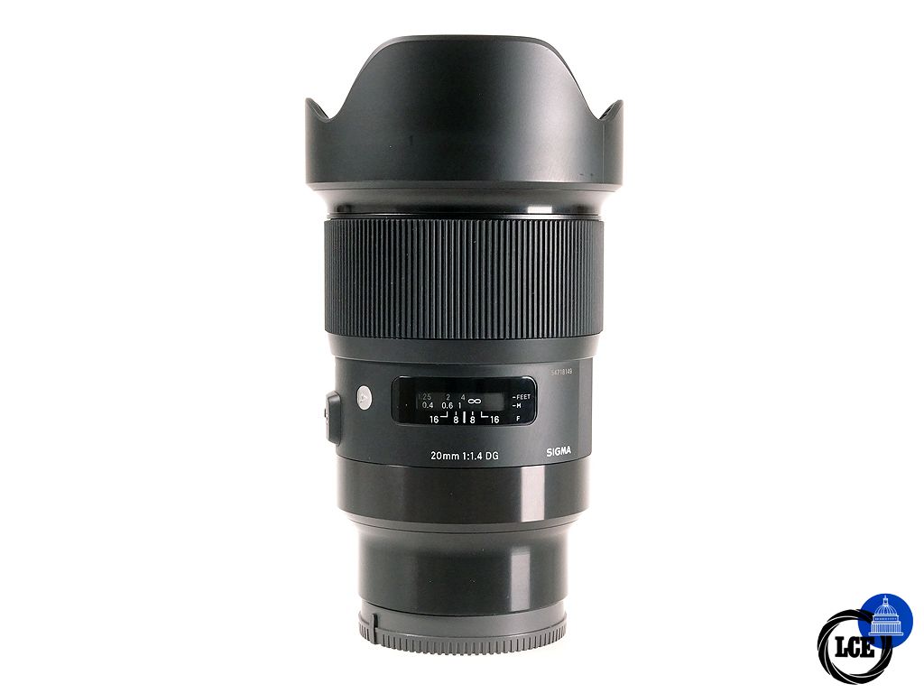 Sigma 20mm f1.4 DG ART Sony E