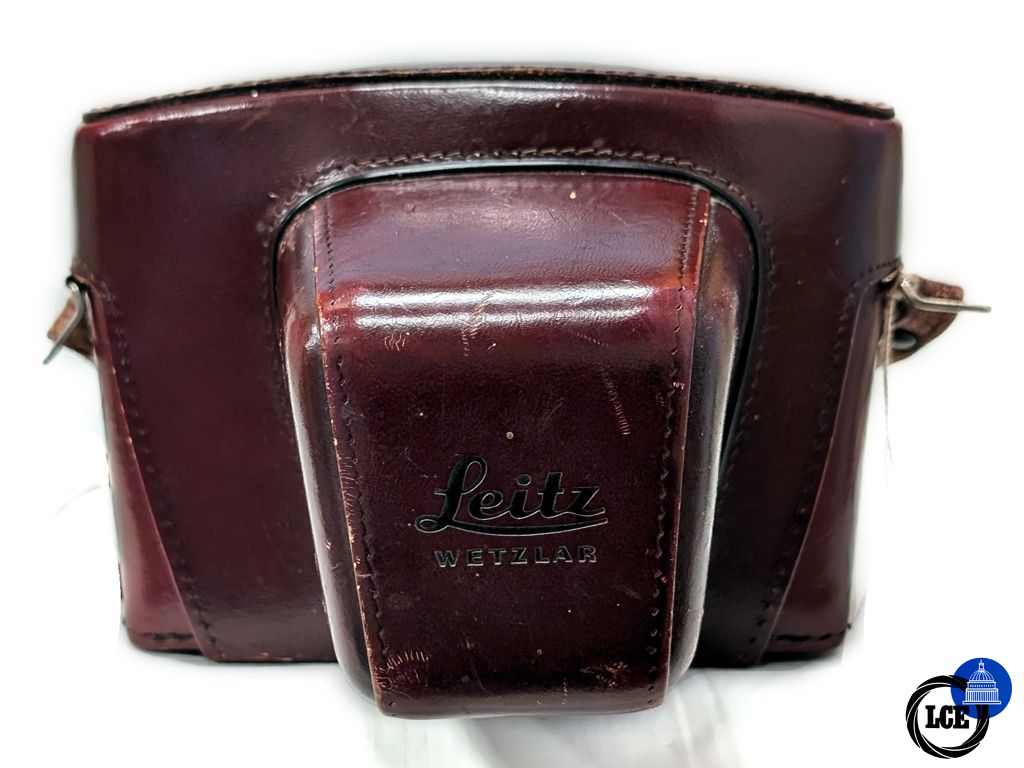 Leica Leitz Burgundy Leather Ever Ready Case - For Leicaflex SL/SL2