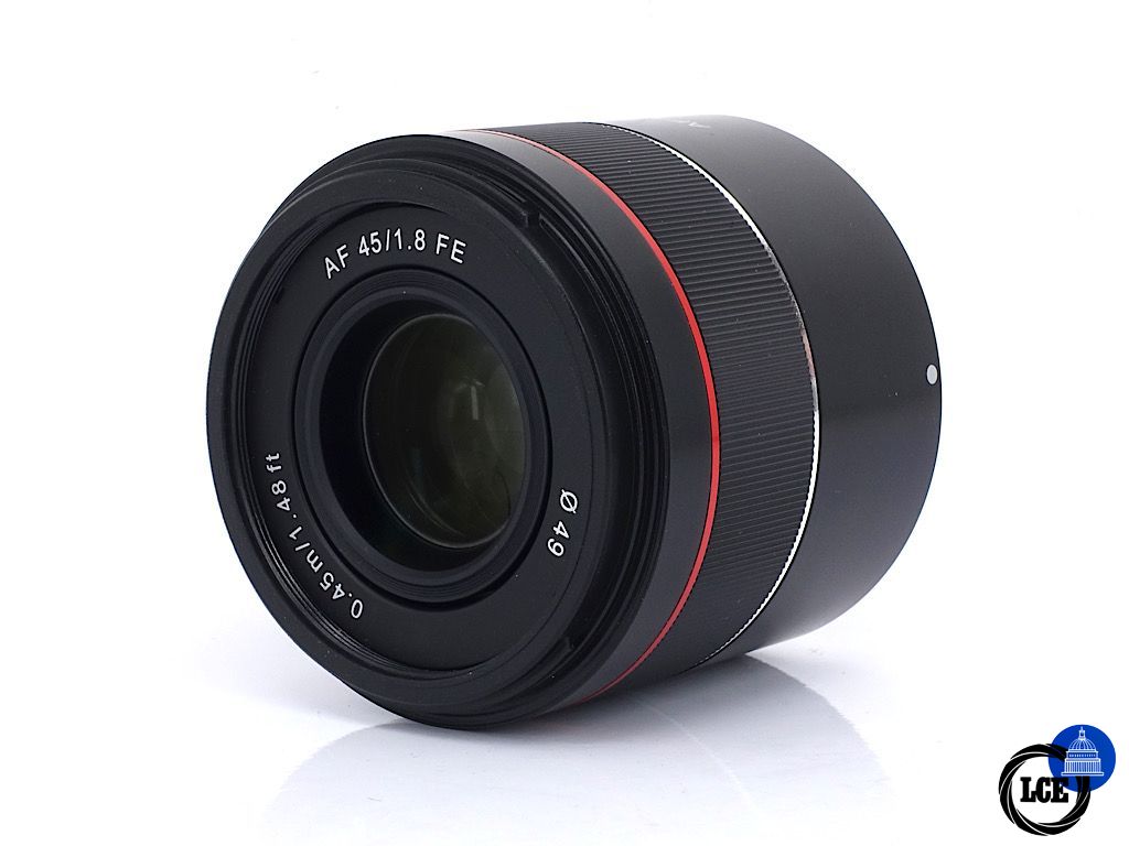 Samyang AF 45mm F1.8 Sony FE + Case | 5*