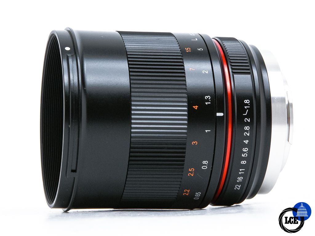 Samyang 85mm f1.8 USM CS Fujifilm X Mount