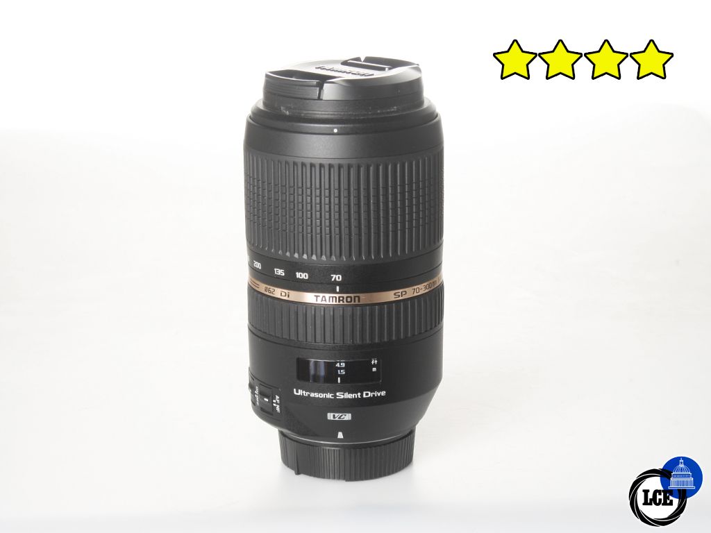 Tamron 70-300mm f4-5.6 USD Di VC SP - Nikon AF Fit (with Hood)