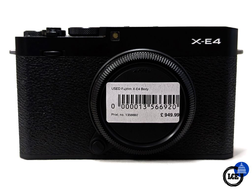 FujiFilm X-E4 Body - Black