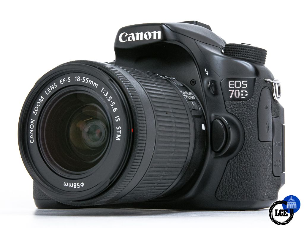 Canon EOS 70D + 18-55mm IS STM **60k Shutter Count**