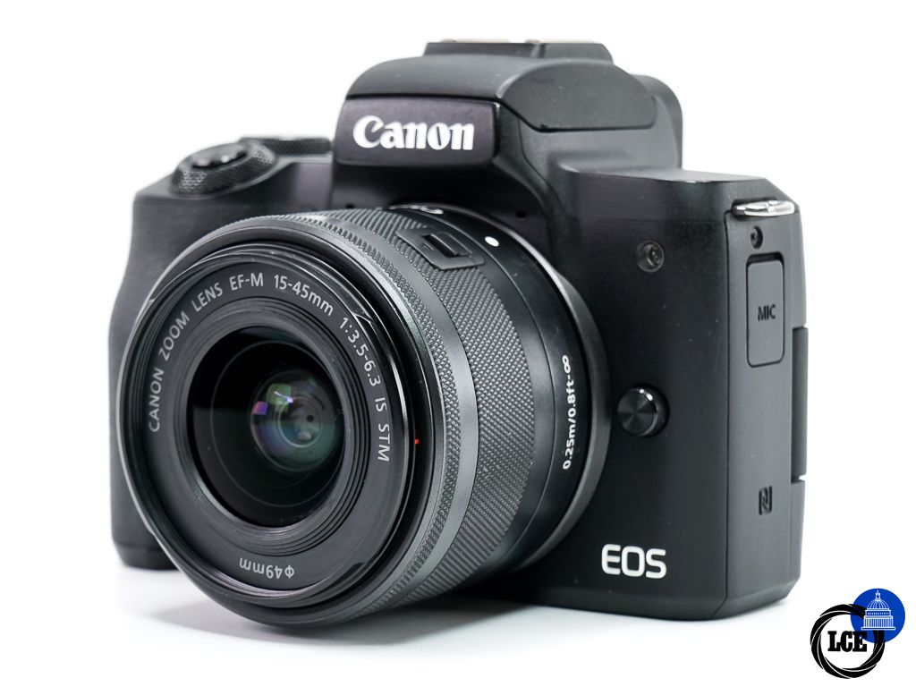 Canon EOS M50 + EF-M 15-45mm IS STM * LOW SHUTTER COUNT *