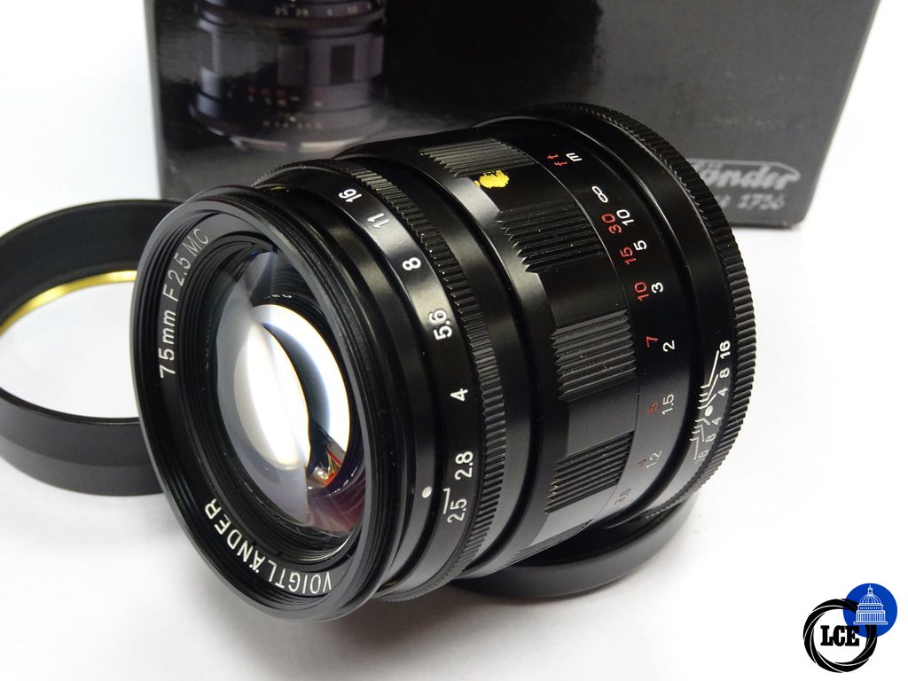 Voigtlander 75mm f2.5 39mm Screw