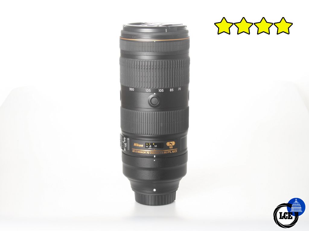 Nikon 70-200mm f/2.8E FL ED VR AF-S (with Hood and Case)