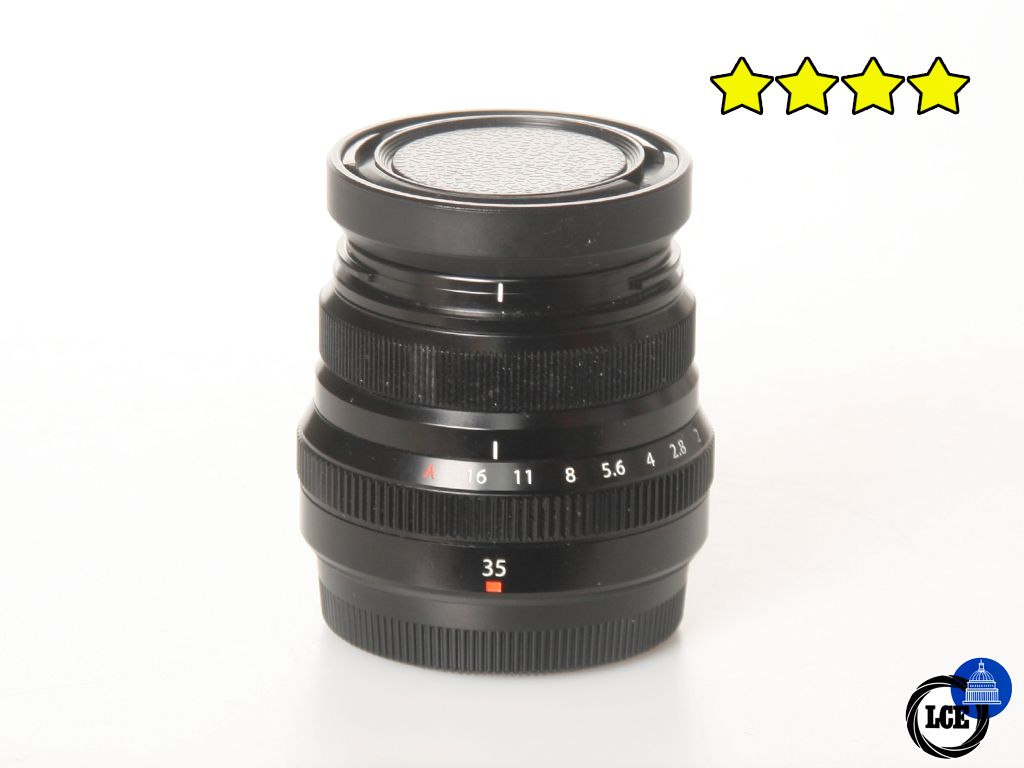 FujiFilm XF 35mm f2 R WR Black (with Hood)