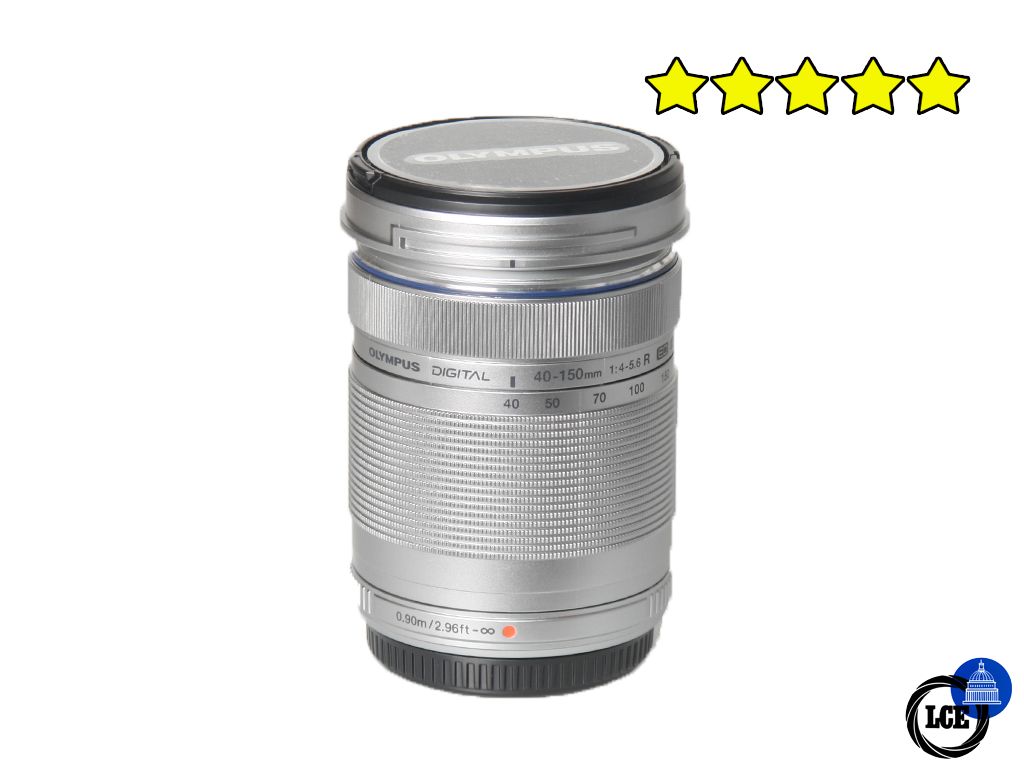 Olympus 40-150mm f4-5.6 R ED MSC Silver - Micro 4/3rds Fit (BOXED)