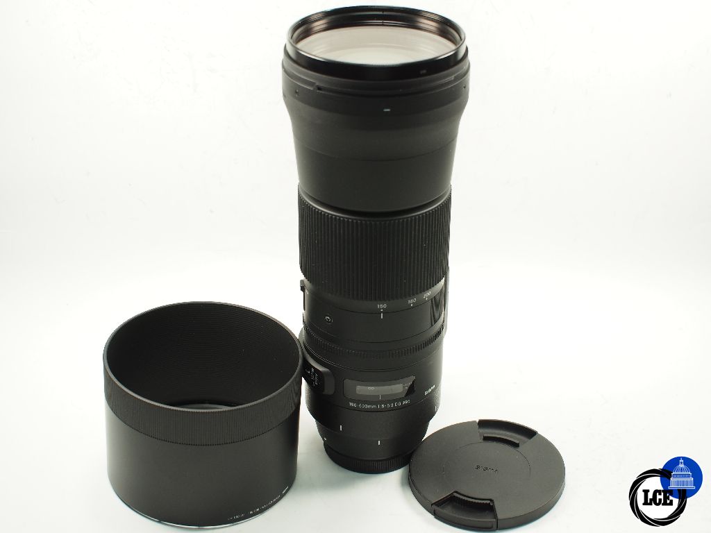 Sigma EF 150-600mm f5-6.3 with UV filter