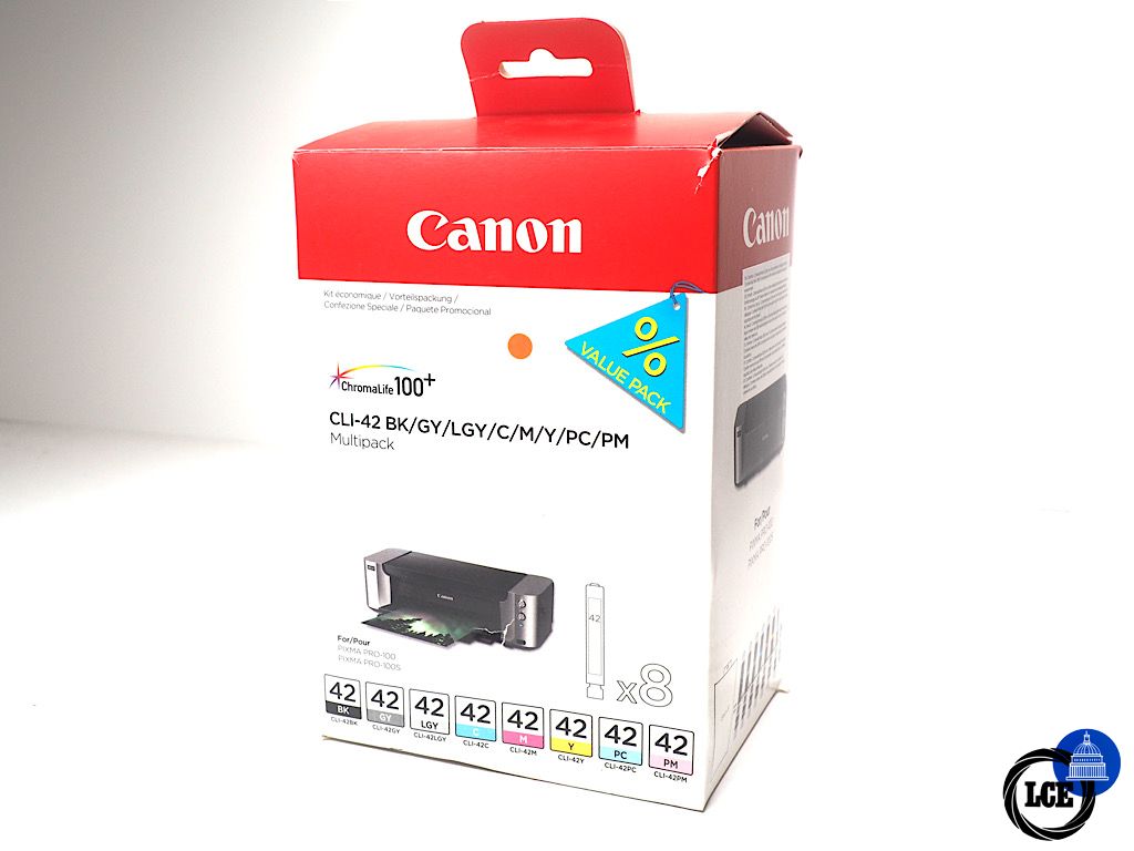 Canon CLI-42 BK/GY/LGY/C/M/Y/PC/PM