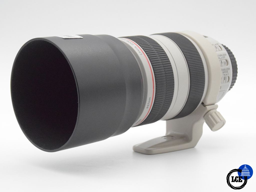 Canon EF 70-300mm f/4- 5.6 L USM comes with hood and tripod mount