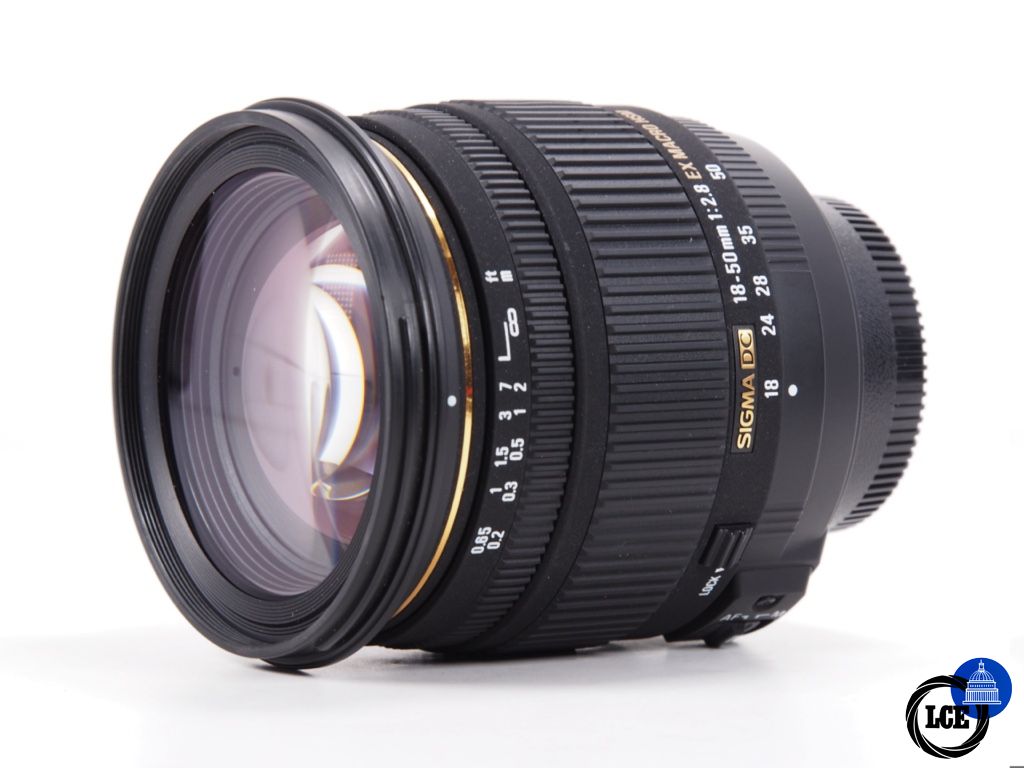 Sigma 18-50mm F2.8 DC Nikon fit