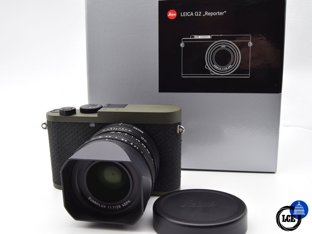 Leica Q2 Reporter Green (Boxed, less than 5000 Shutter Actuations) 