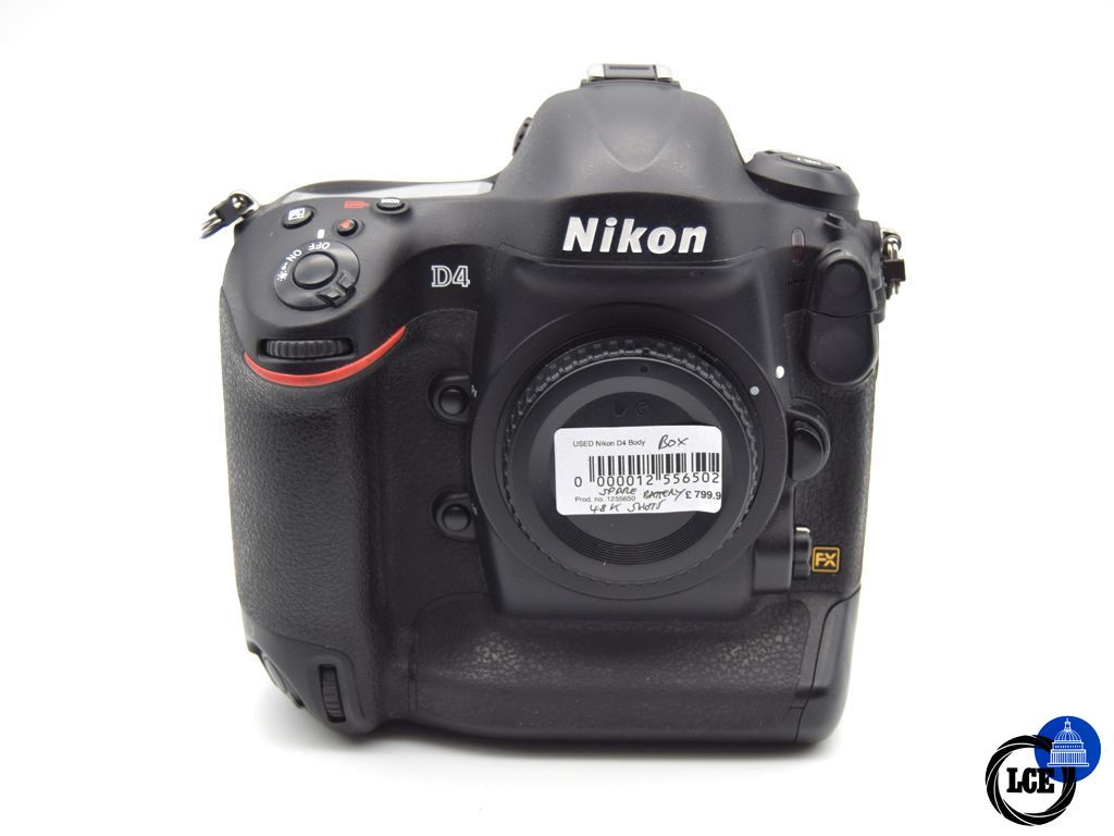 Nikon D4 Body (48K shots)