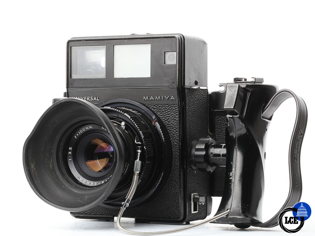 Mamiya Press Universal + 100mm f/3.5 + Roll Back | 10112477