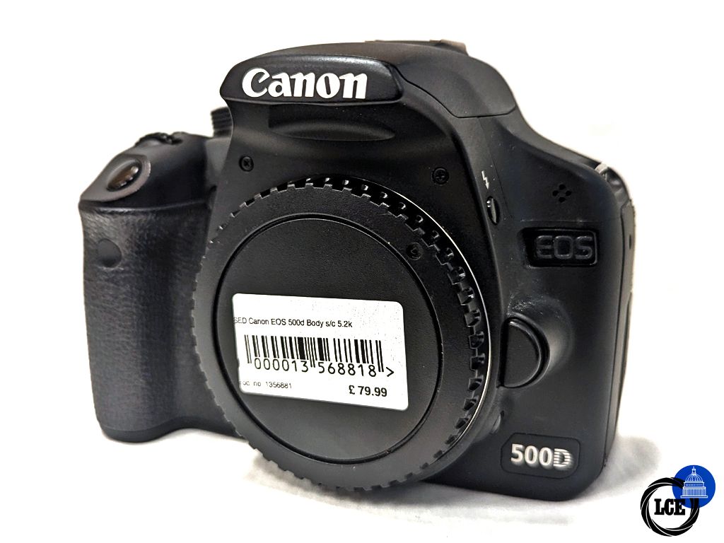 Canon EOS 500D Body - 5.2k Shutter Count 