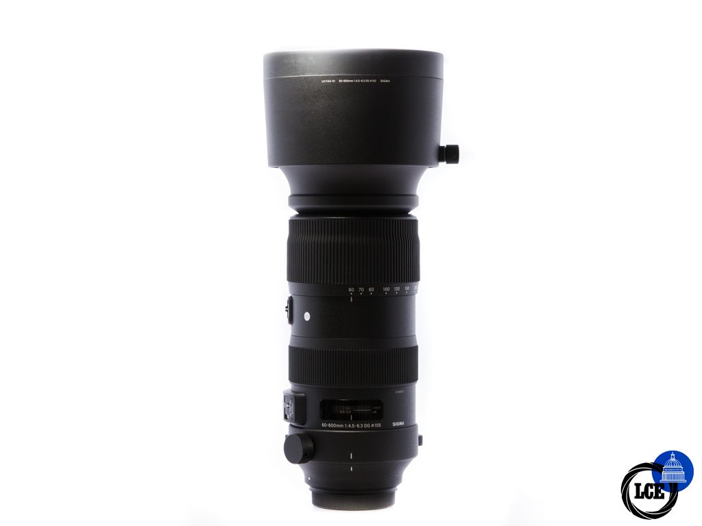 Sigma 60-600mm f4.5-6.3 DG OS HSM + 105mm WR UV - Canon Fit *Boxed*