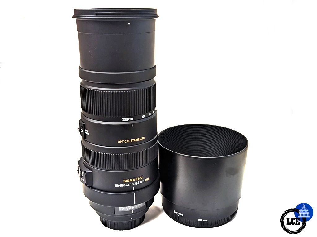 Sigma 150-500mm F5-6.3 APO DG OS Nikon Fit