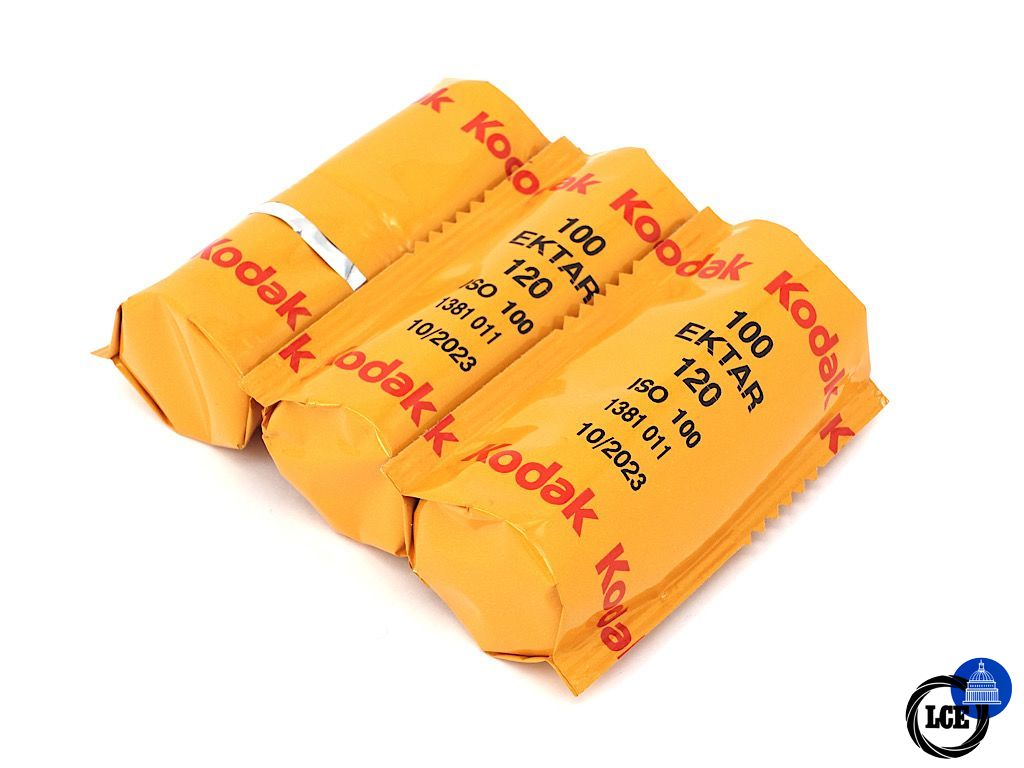 Kodak Ektar 100 120 x3 Rolls - New Expired 10/2023