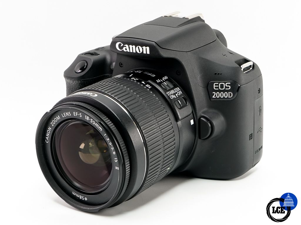 Canon EOS 2000D + EF-S 18-55mm F3.5-5.6 IS II * BOXED *