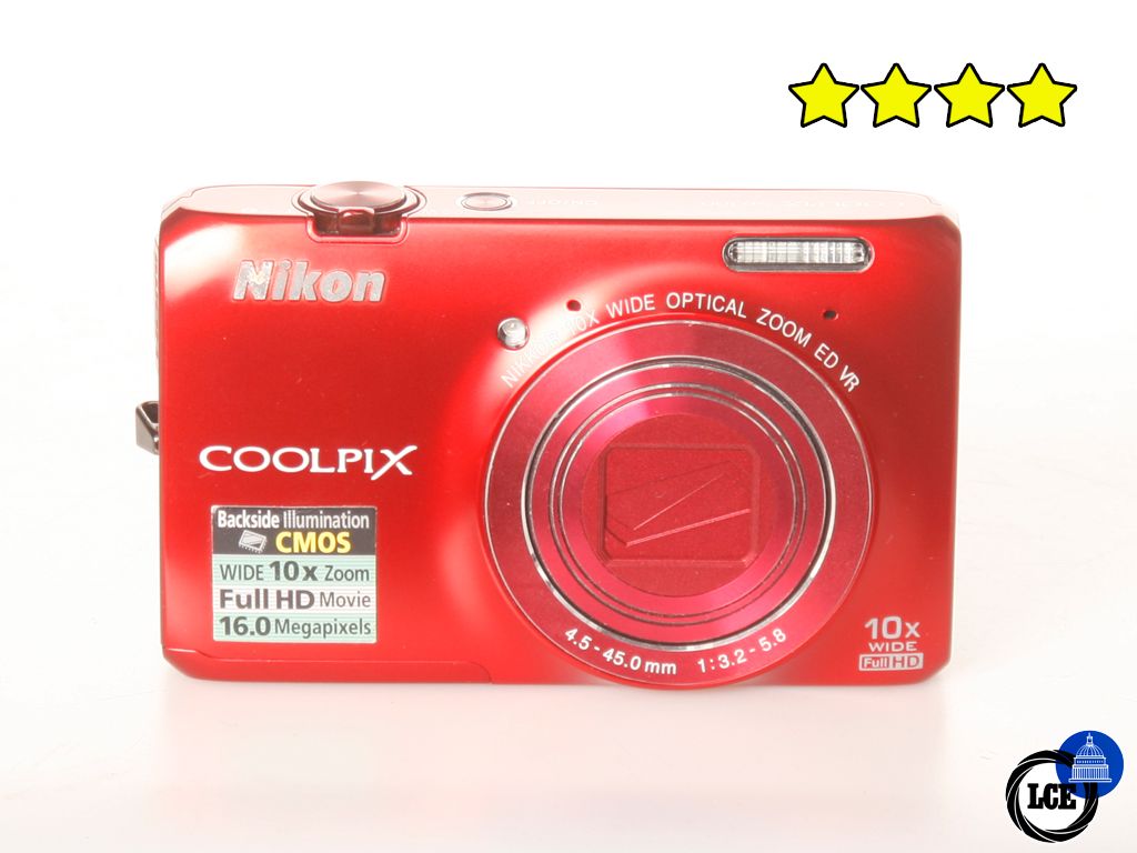 Nikon Coolpix S6300 Red (BOXED)