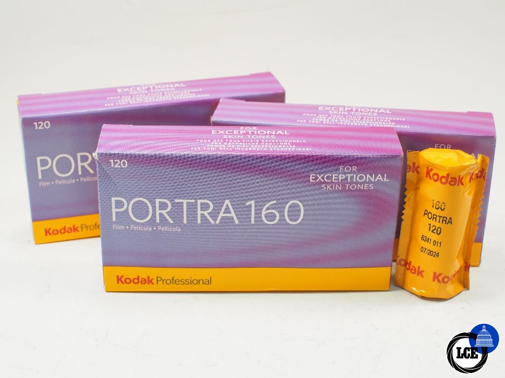 Kodak 1x Portra 160-120 film (Dated 07/24)