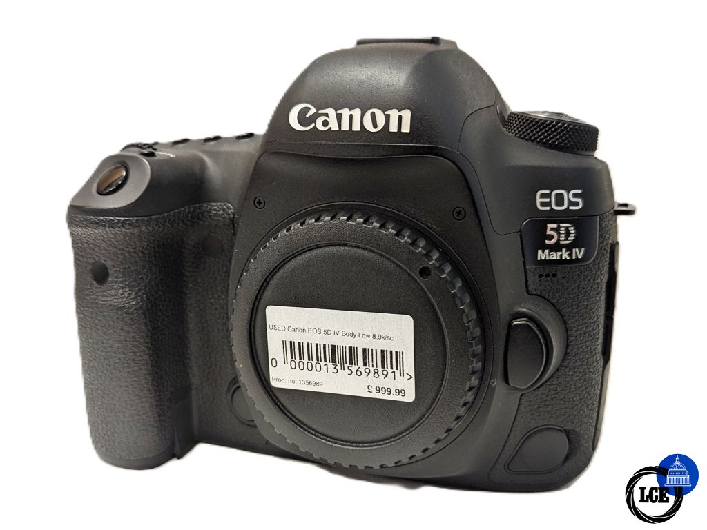 Canon EOS 5D IV Body - Low 8.9k Shutter Count 