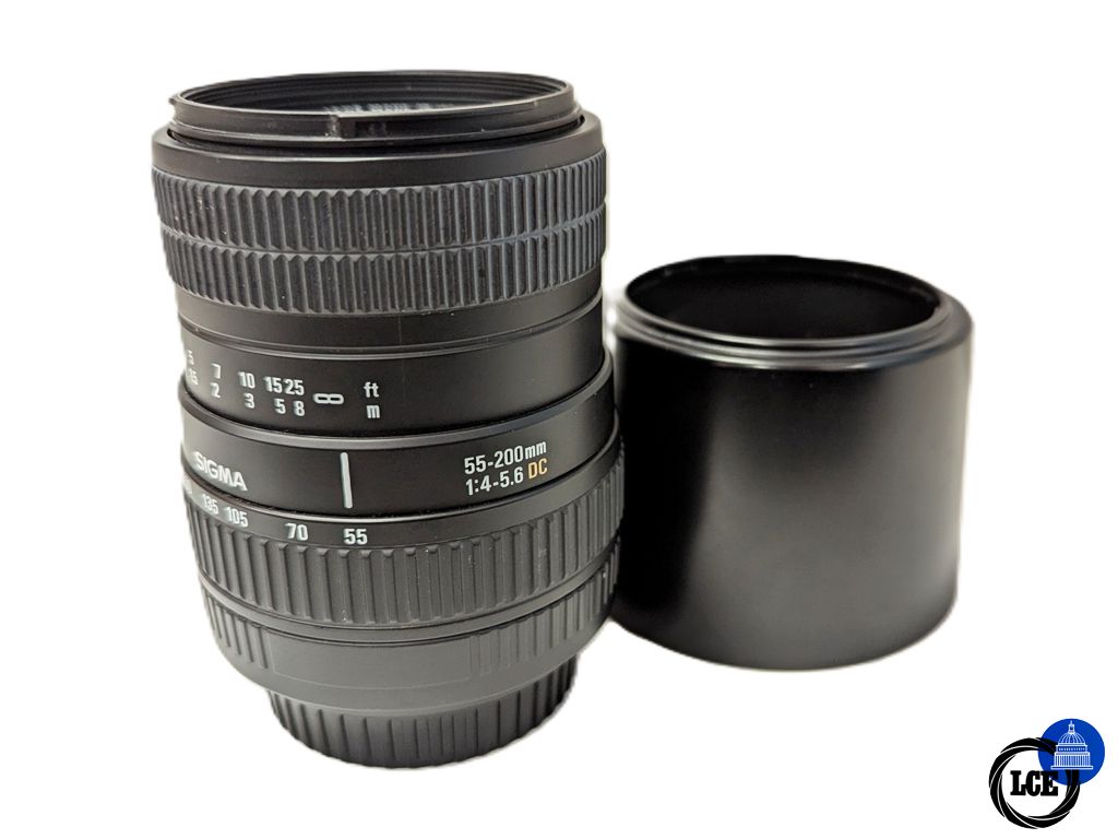 Sigma AF 55-200mm F4-5.6 DC Canon EF-S Fit