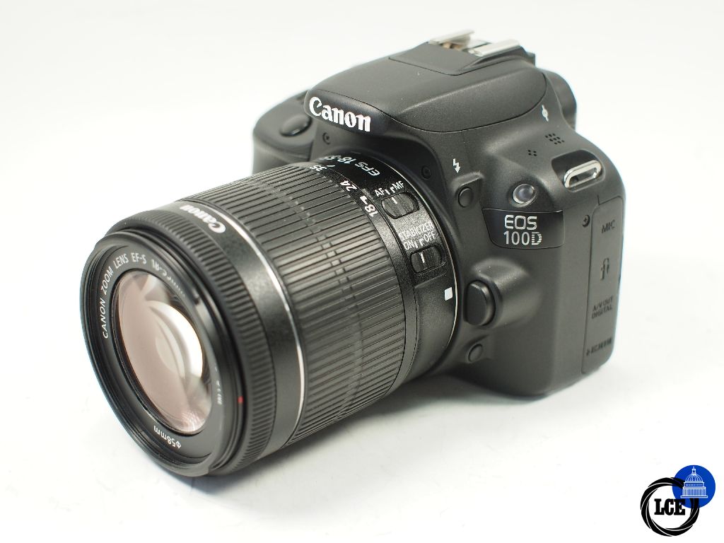 Canon Eos 100D with 18-55mm f3.5-5.6 IS USM