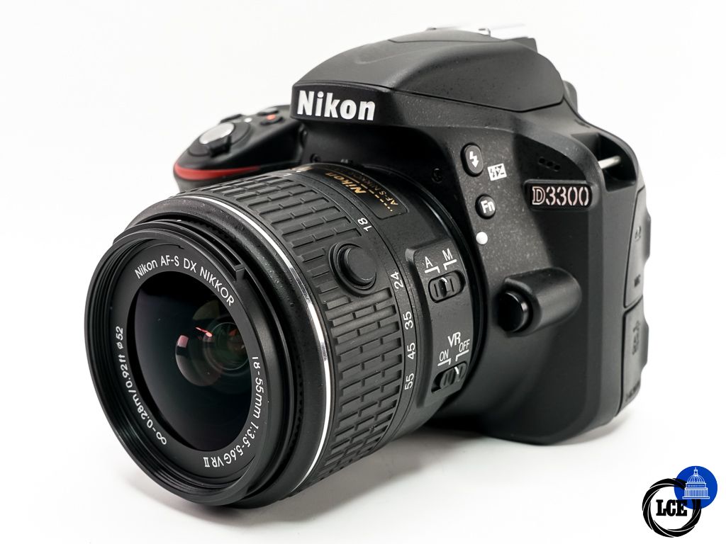 Nikon D3300 + AF-S 18-55mm F3.5-5.6GII VR DX * VERY LOW SHUTTER COUNT *