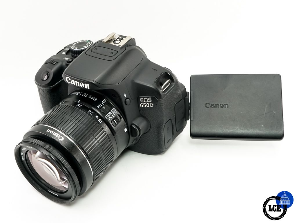 Canon EOS 650D + EF-S 18-55mm F3.5-5.6 IS II * BOXED *