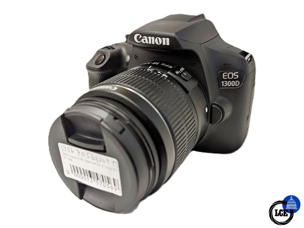 Canon EOS 1300D + EF-S 18-55mm F3.5-5.6 III - Low 1200 Shutter Count!