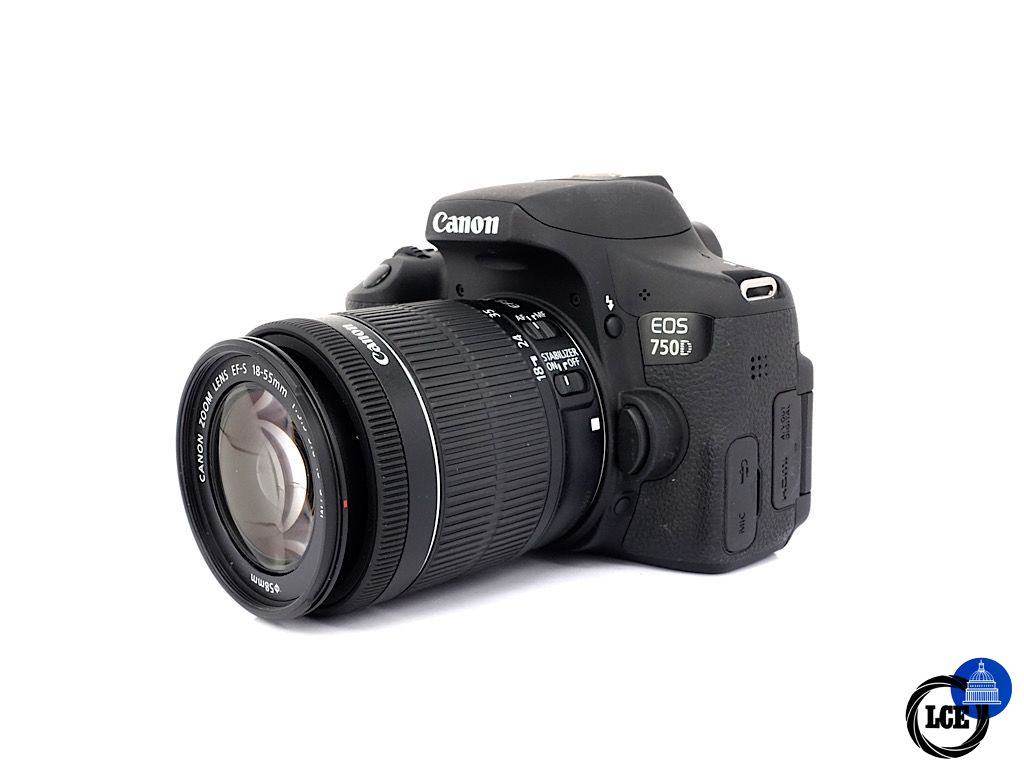 Canon EOS 750D + EF-S 18-55mm F3.5-5.6 IS STM - Boxed | 5*