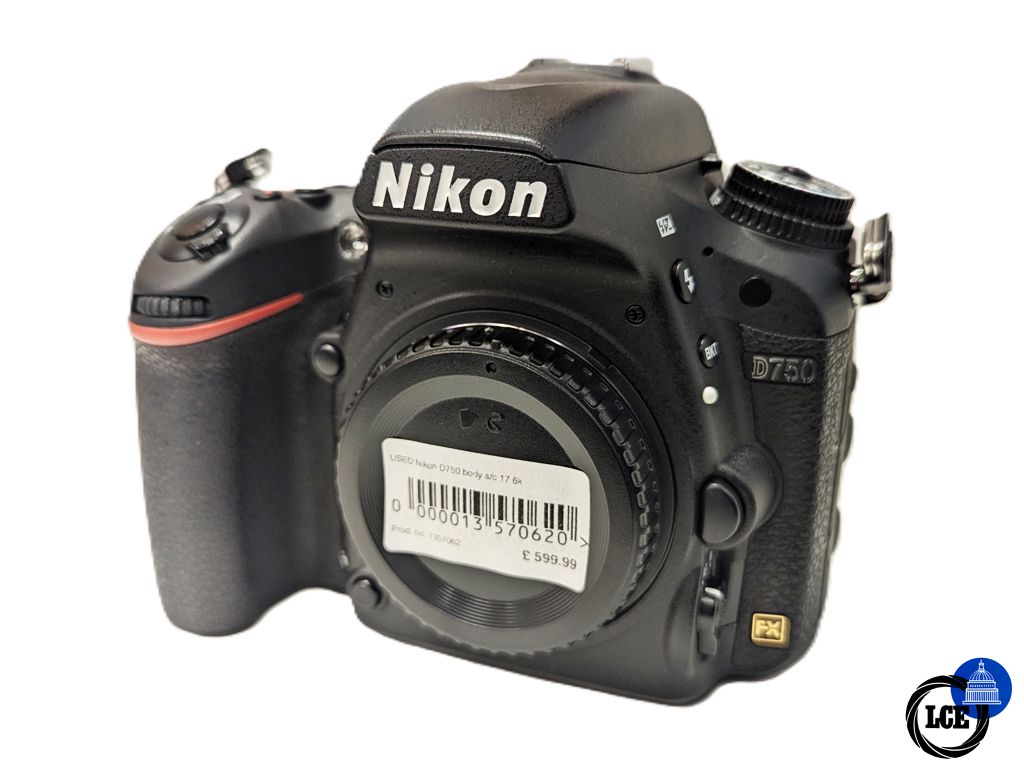 Nikon D750 Body - 17.6k Shutter Count 