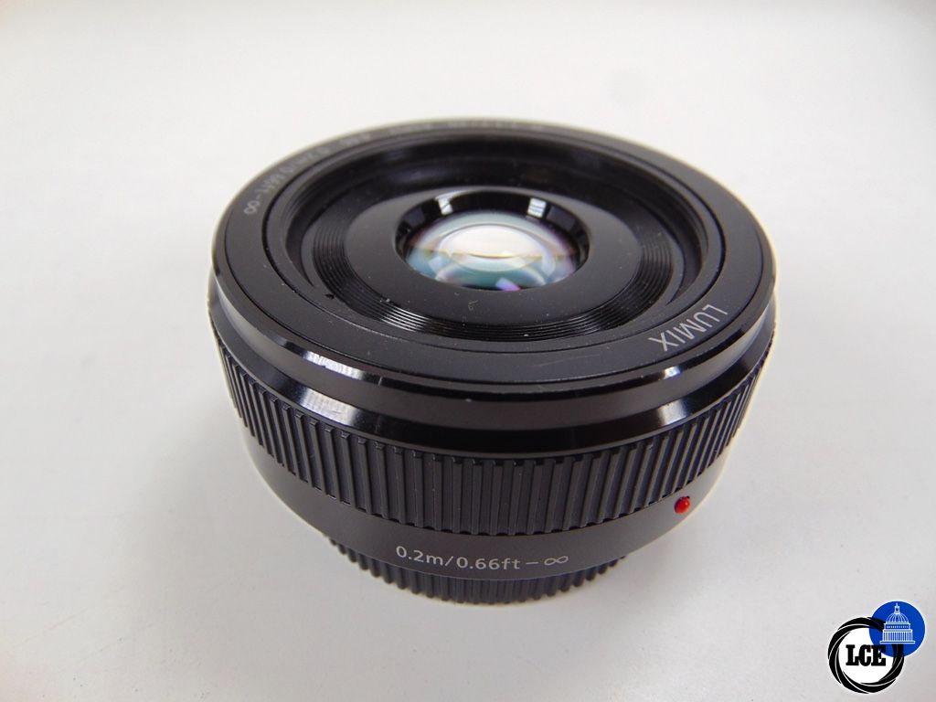 Panasonic 20mm F1.7 II     Micro Four Thirds