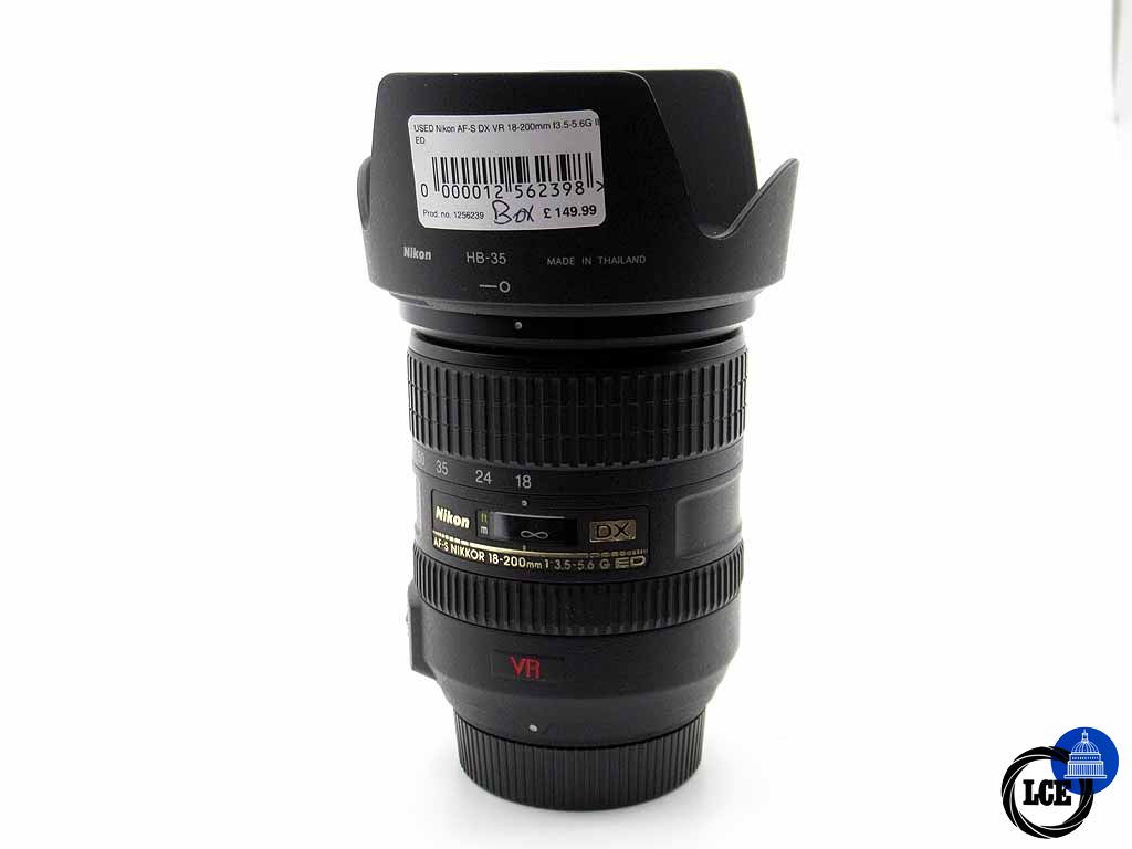 Nikon AF-S DX VR 18-200mm f3.5-5.6 G ED (Boxed)