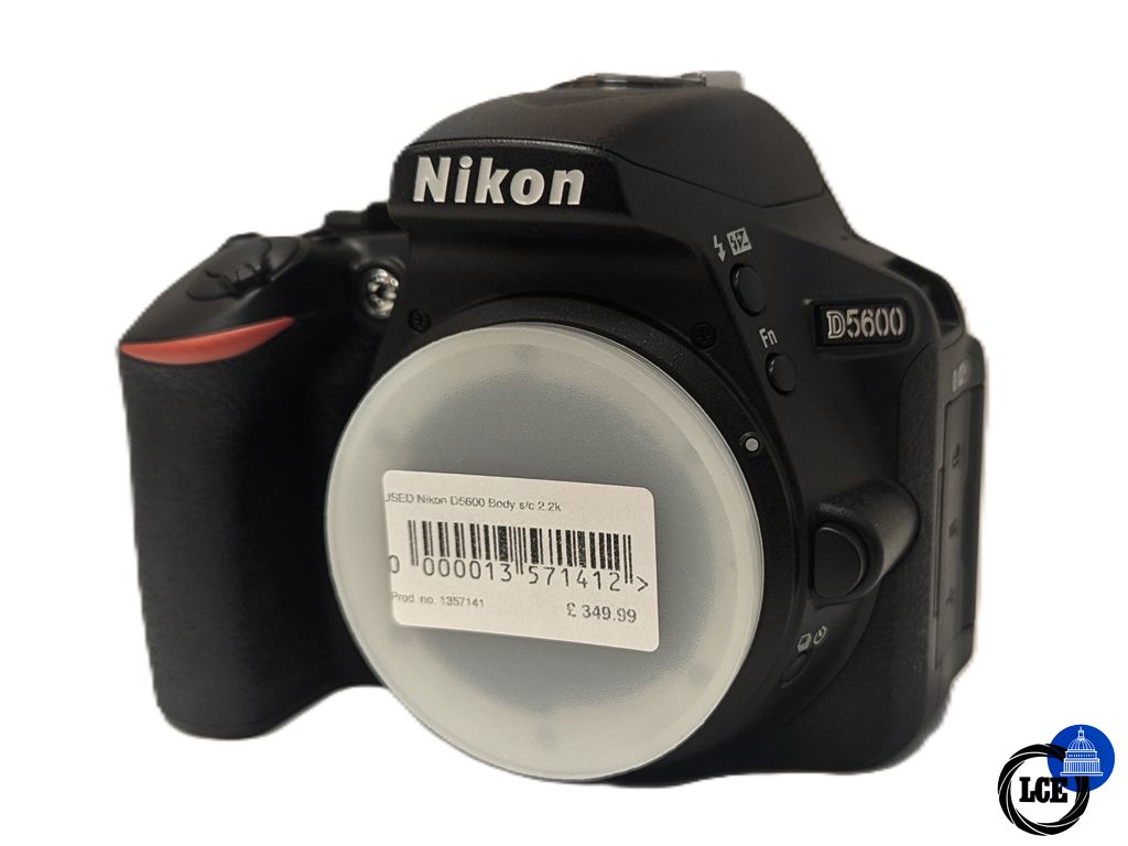 Nikon D5600 Body - Low 2.2k Shutter Count!