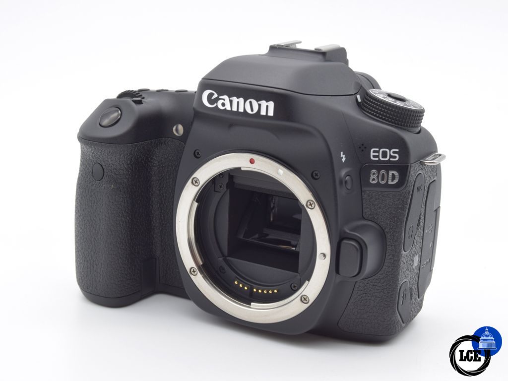 Canon EOS 80D body (297 Shutter Actuations)