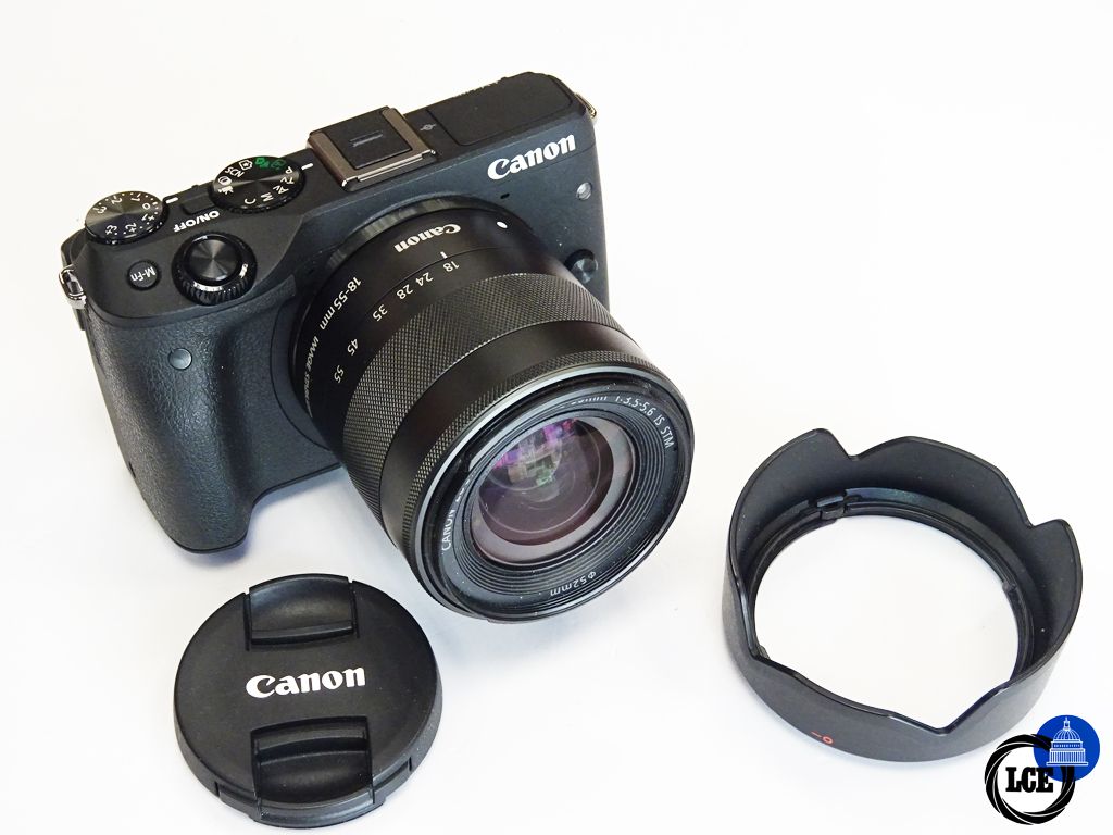 Canon M3 c/w 18-55