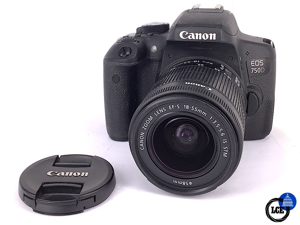 Canon EOS 750D + 18-55mm IS STM (only 2100 shutter count)