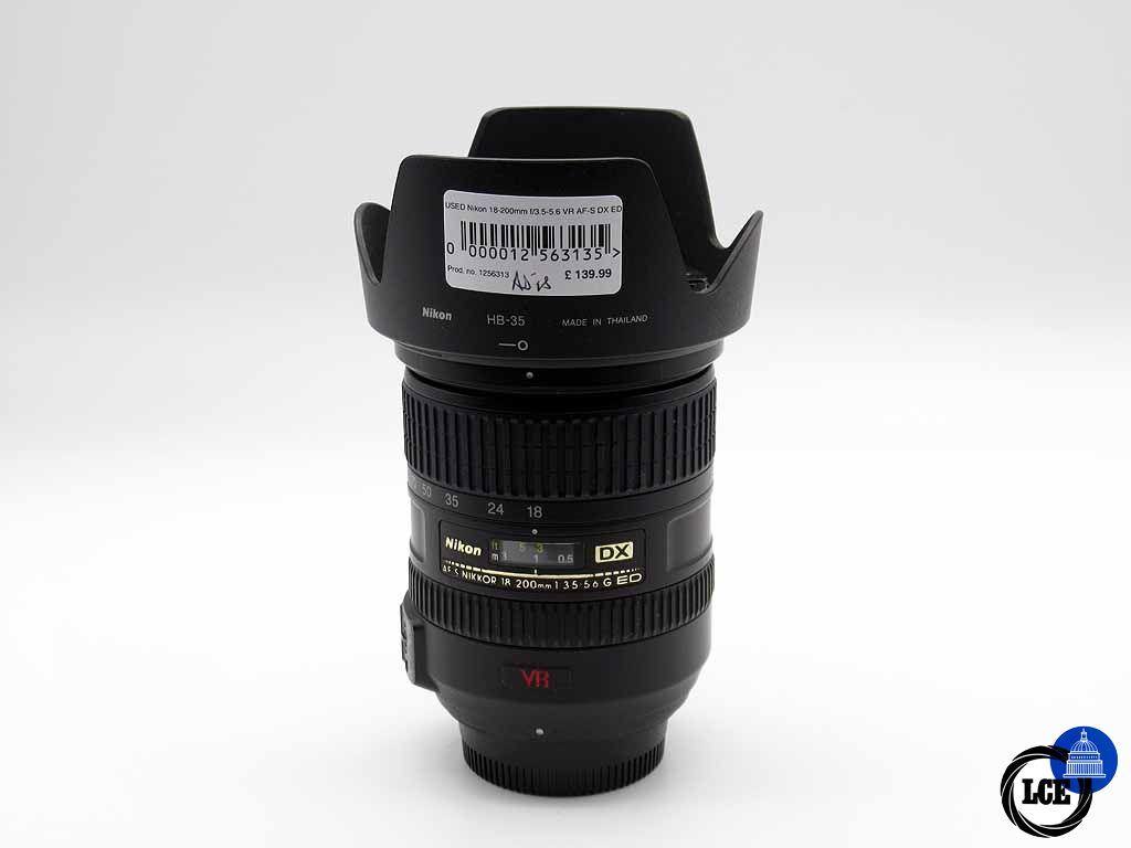 Nikon 18-200mm f/3.5-5.6 VR AF-S DX ED