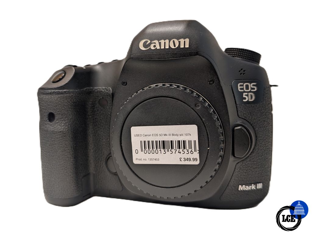 Canon EOS 5D MK III Body - 107k Shutter Count Canon EOS 5D MK III Body - 107k Shutter Count