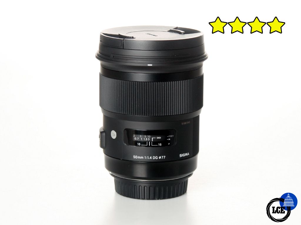 Sigma 50mm F1.4 DG HSM Art - Canon Fit (with Hood) Sigma 50mm F1.4 DG HSM Art - Canon Fit (with Hood)