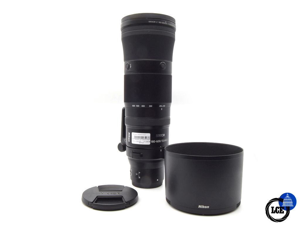 Nikon Z 180-600mm f/5.6-6.3 inc HB-109 Hood Nikon Z 180-600mm f/5.6-6.3 inc HB-109 Hood