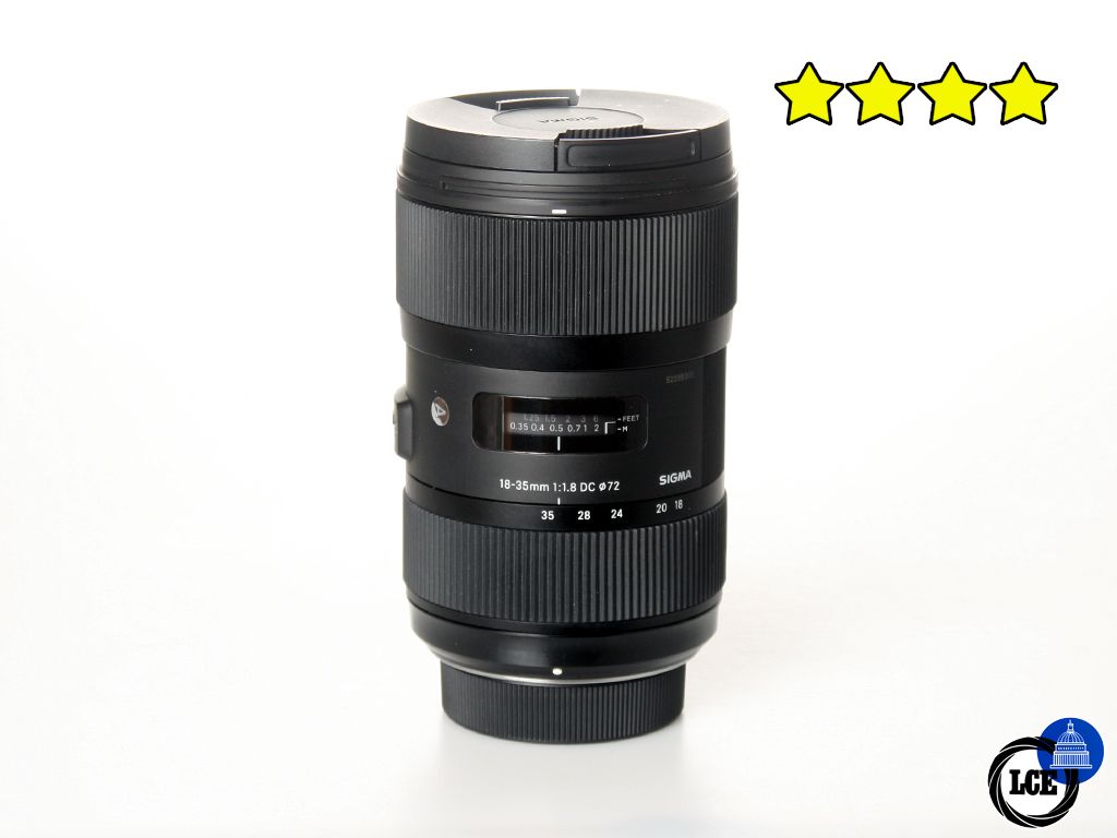 Sigma 18-35mm F1.8 DC HSM Art - Nikon Fit (BOXED) with Hood Sigma 18-35mm F1.8 DC HSM Art - Nikon Fit (BOXED) with Hood
