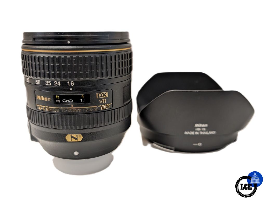 Nikon AF-S 16-80mm F2.8-4 E ED VR DX Nikon AF-S 16-80mm F2.8-4 E ED VR DX