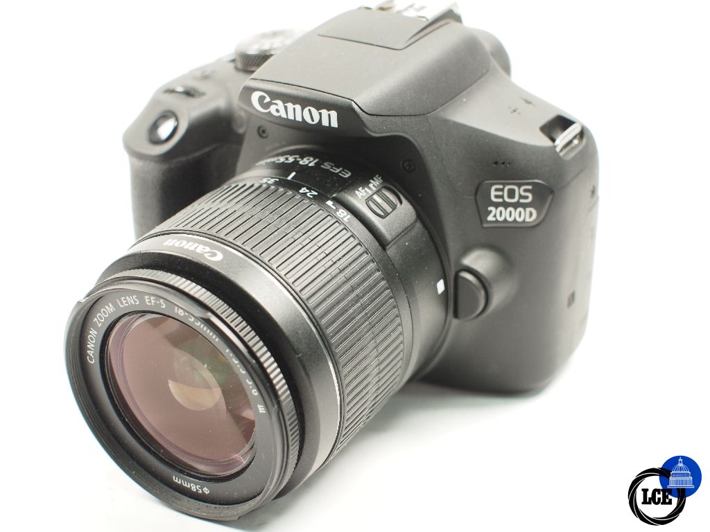 Canon EOS 2000D + 18-55mm f3.5-5.6 III Canon EOS 2000D + 18-55mm f3.5-5.6 III