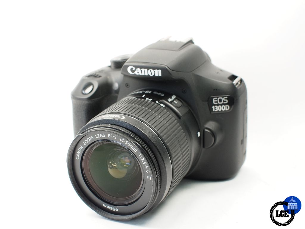 Canon EOS 1300D + 18-55mm F3.5-5.6 III Canon EOS 1300D + 18-55mm F3.5-5.6 III