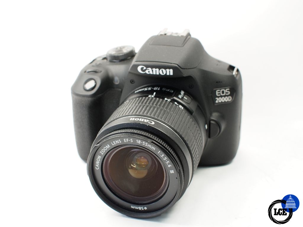 Canon EOS 2000D + 18-55mm F3.5-5.6 III Canon EOS 2000D + 18-55mm F3.5-5.6 III