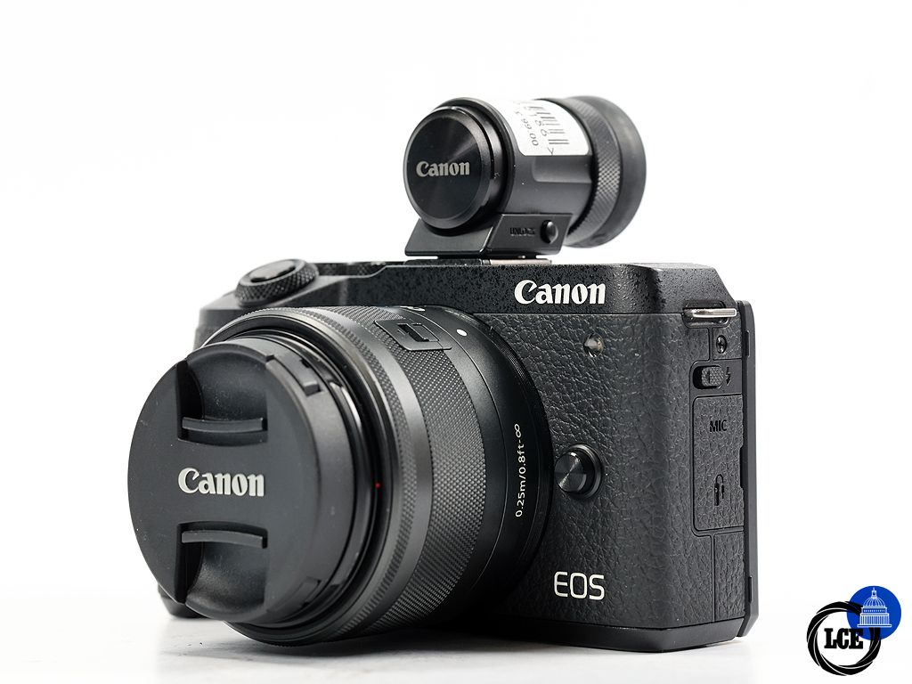 Canon EOS M6 II +15-45mm & EVF-DC2 *Boxed* *6K shutter* | 1276921 Canon EOS M6 II +15-45mm & EVF-DC2 *Boxed* *6K shutter* | 1276921